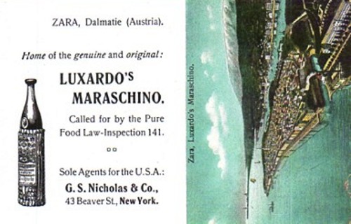 Postcard used in the USA with the importer's name